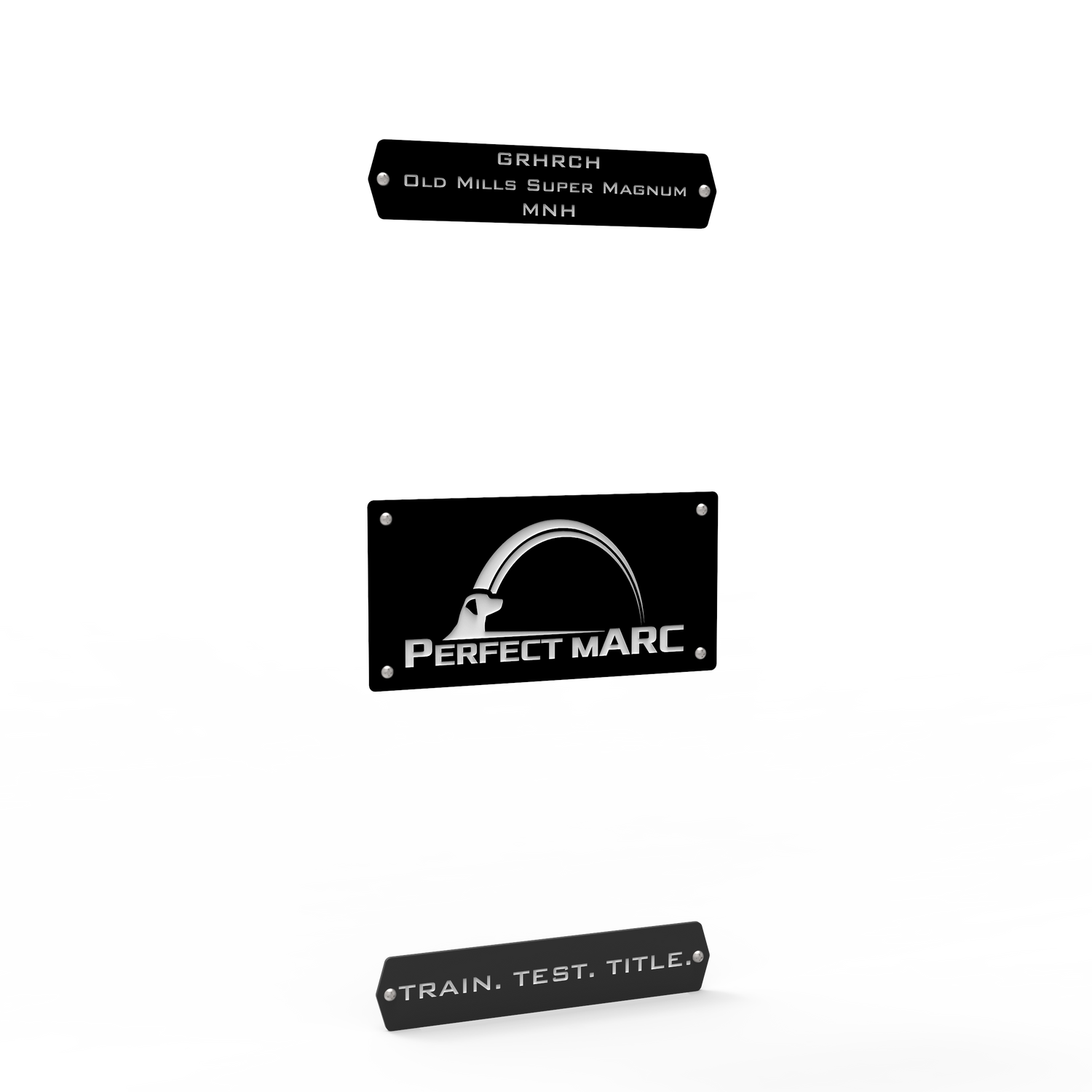 Custom Laser Engraved Name and Logo Plate Kit